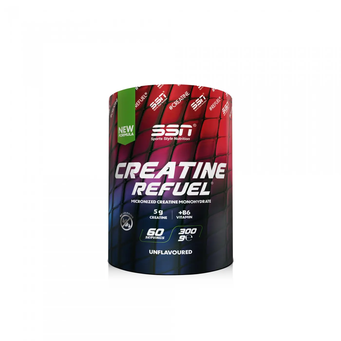 SSN Sports Style Nutrition Creatine Refuel 300 Gr (ohne Geschmack)