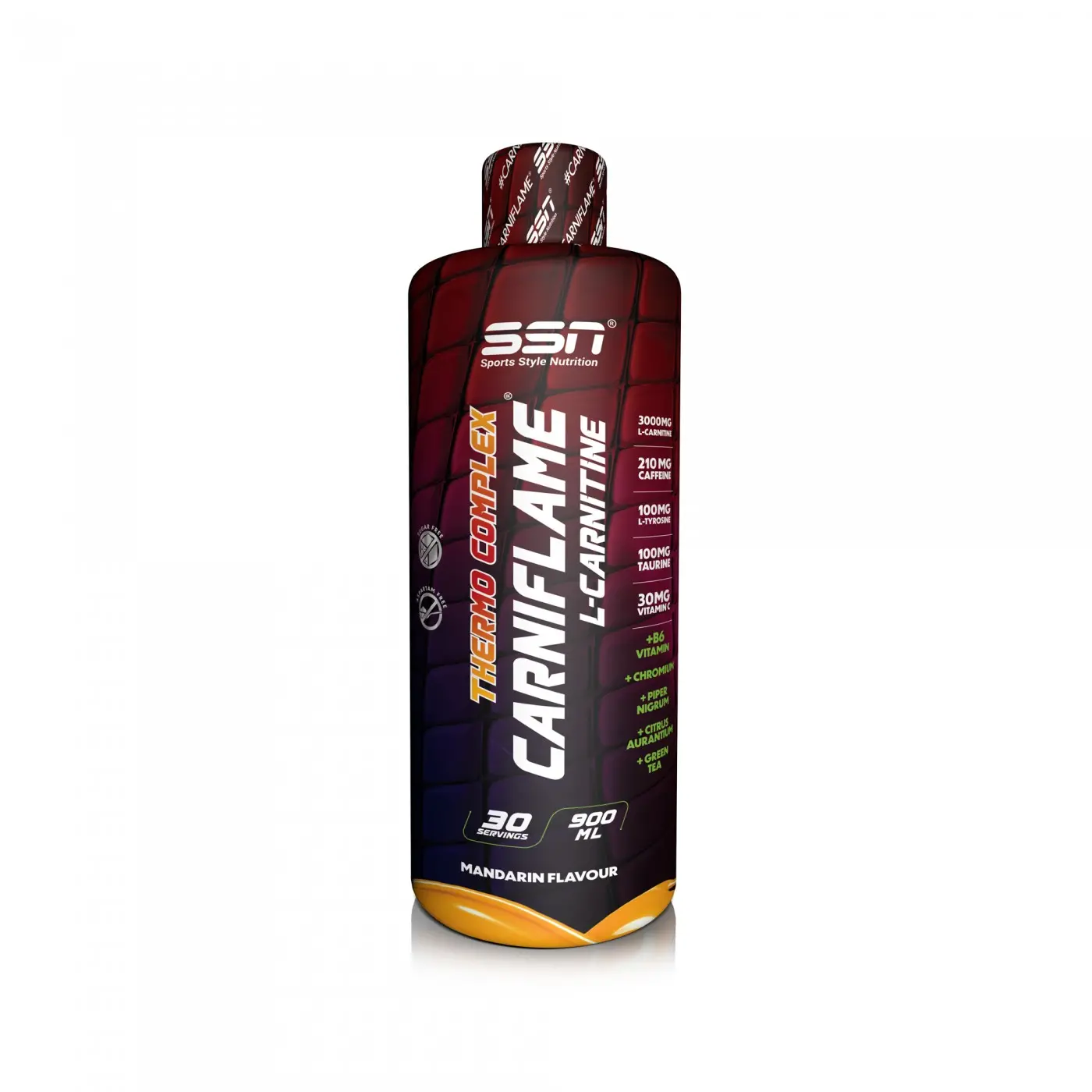SSN Sports Style Nutrition Carniflame 3000 mg 900 ml (Mandarin Fesh / Tangerine) L-Carnitin