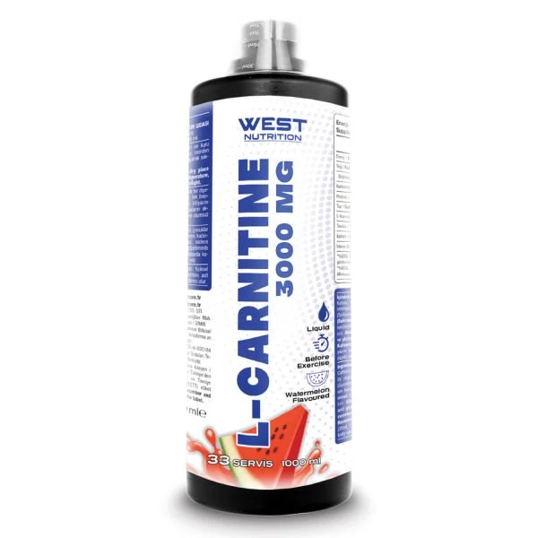 L-Carnitin 3000 mg. 1000 ml 33 Portionen West Nutrition