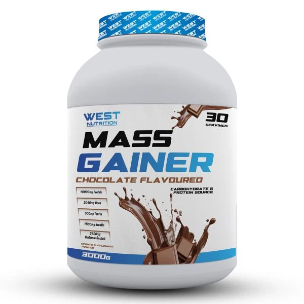Mass Gainer Kohlenhydratpulver 3000g 30 Portionen West Nutrition